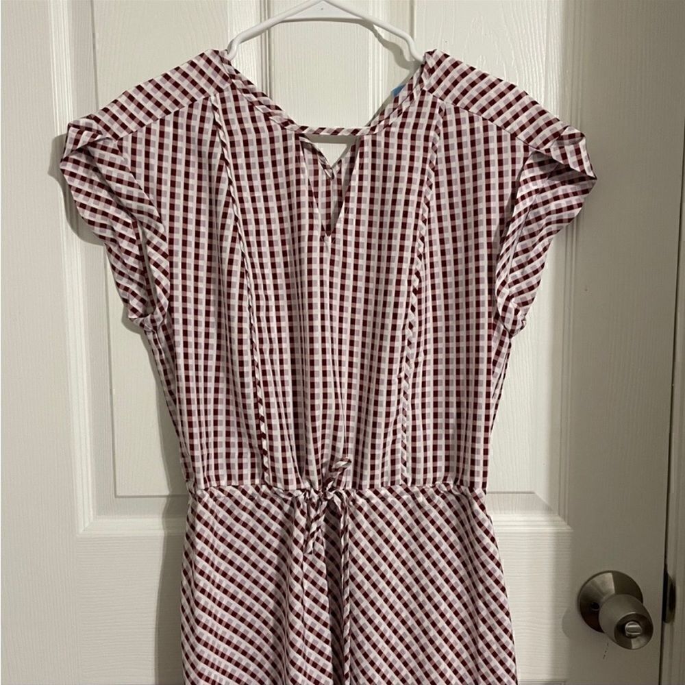 Draper James Gingham Keyhole Midi Dress NWT - Picture 11 of 15